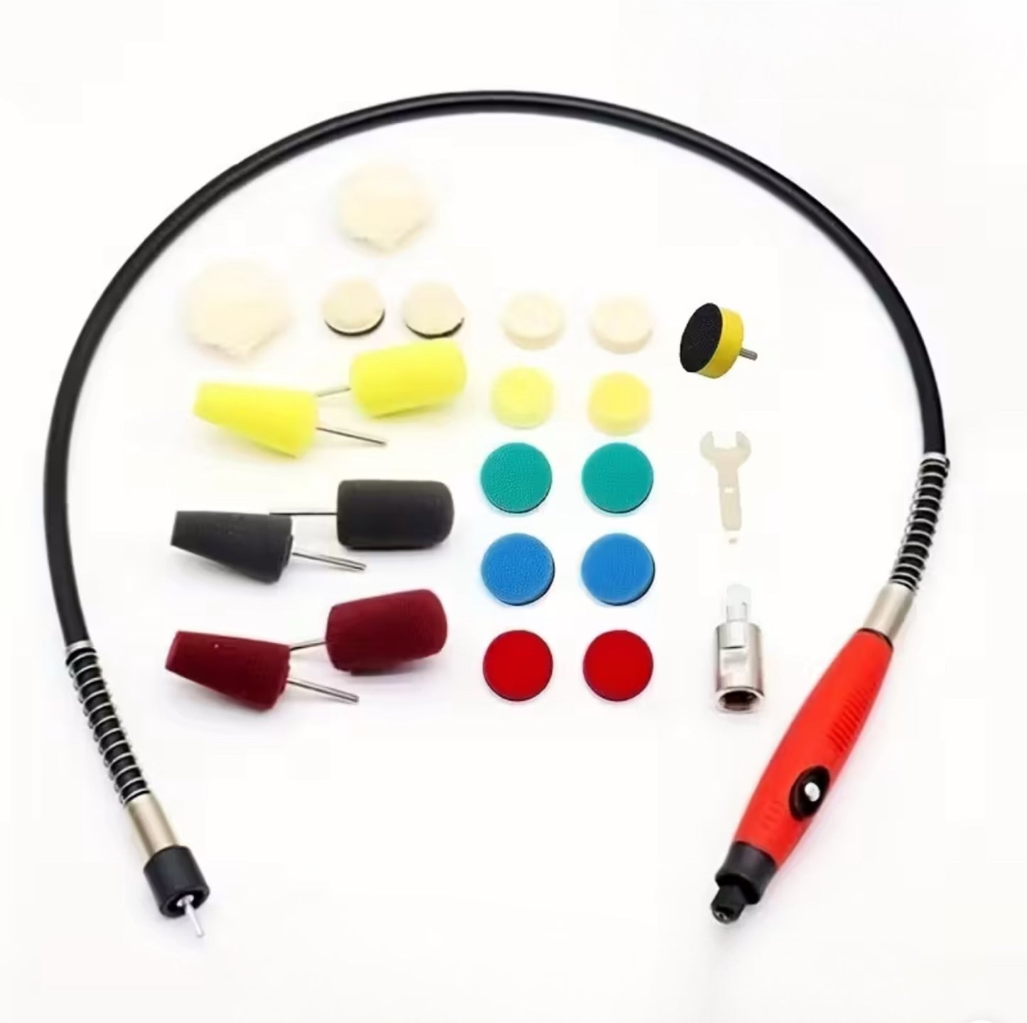 Master Pro Detailing Discos pequeños de pulido y lijado diseñados para usar con un taladro o pulidora rotativa