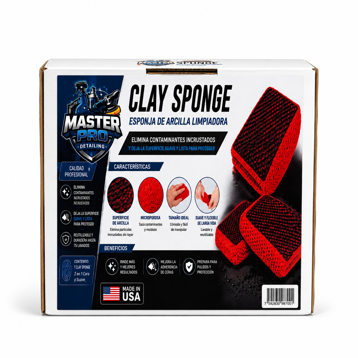 Master Pro Detailing Clay Sponge
