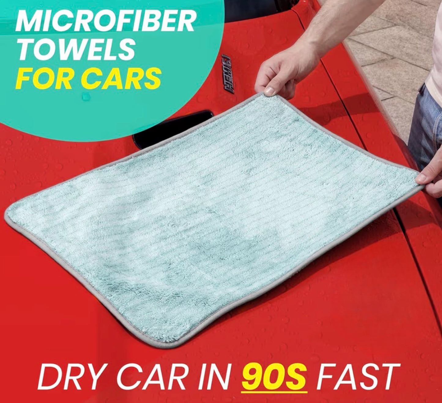 Fantastic 1pcs Drying Towel 24”x16” 900GMS