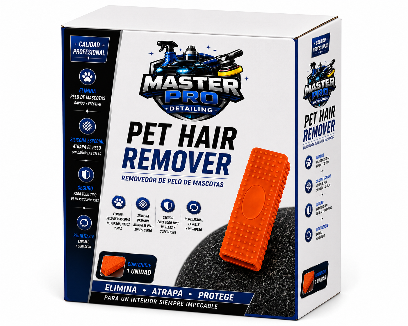 Master Pro Detailing Removedor de Pelos
