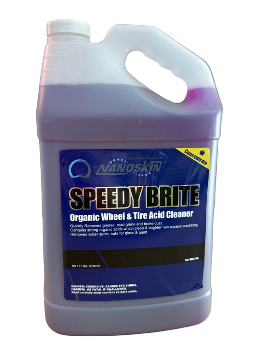 Nanoskin: Speedy Brite organic wheel & tire acid cleaner GL