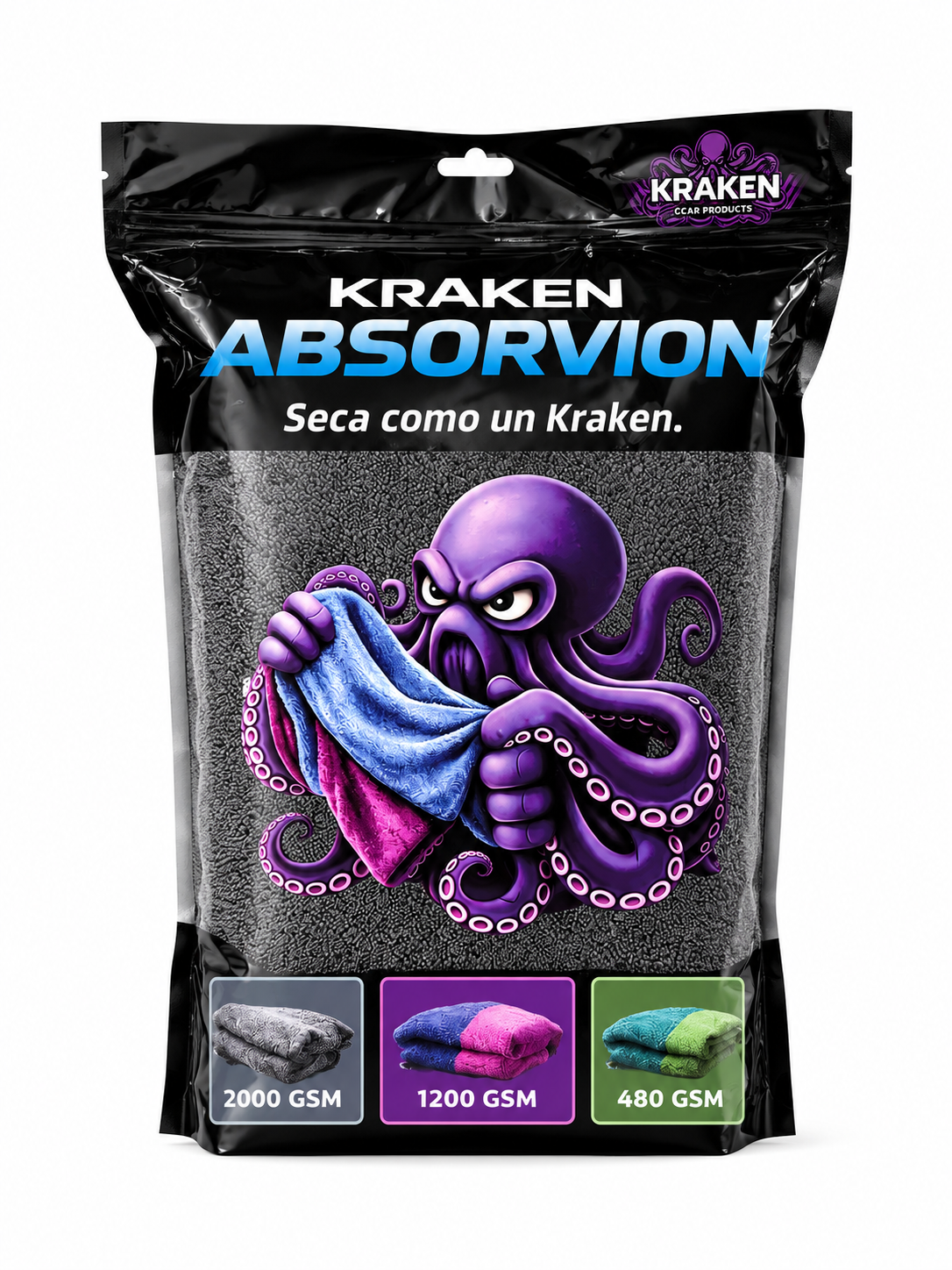 Kraken Drying Towel Absorvion